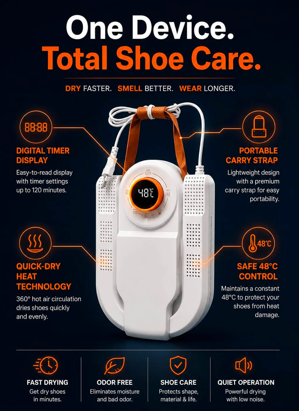 Smart UV Shoe Dryer